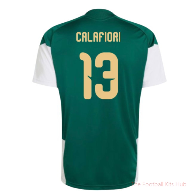 2026/27 Italy Training Jersey (Green) (Calafiori 13)