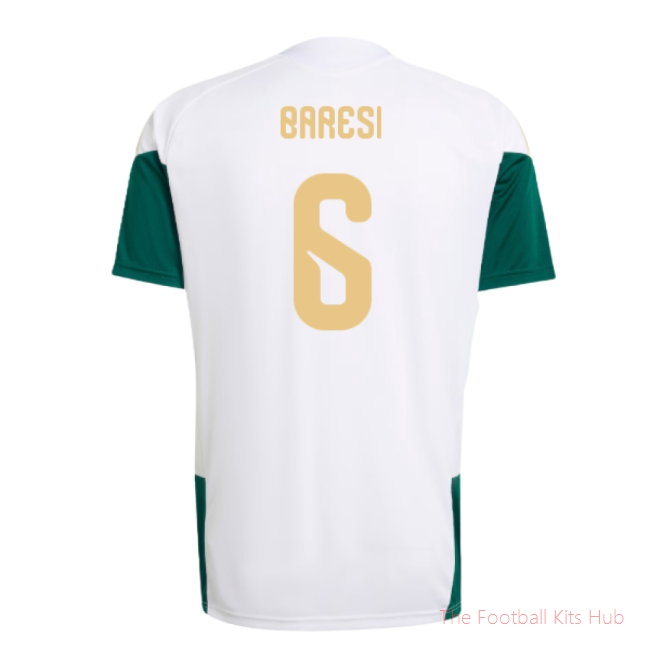 2026/27 Italy Training Jersey (White) (Baresi 6)