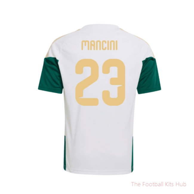2026/27 Italy Training Jersey (White) - Kids (Mancini 23)