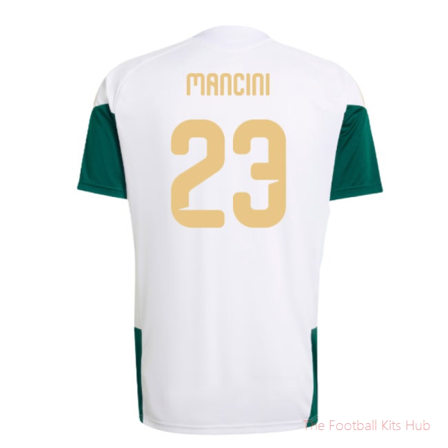 2026/27 Italy Training Jersey (White) (Mancini 23)