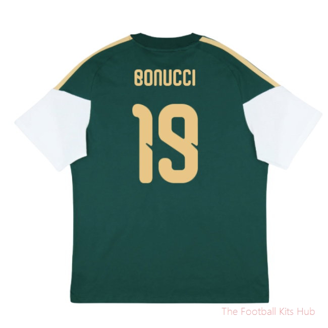 2026/27 Italy Training Tee (Green) (Bonucci 19)