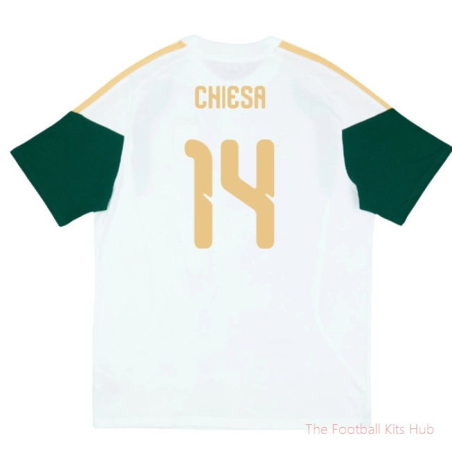 2026/27 Italy Training Tee (White) (Chiesa 14)