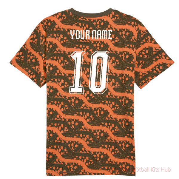 2026/27 Ivory Coast FtblCulture Tee AOP (Black) (Your Name)
