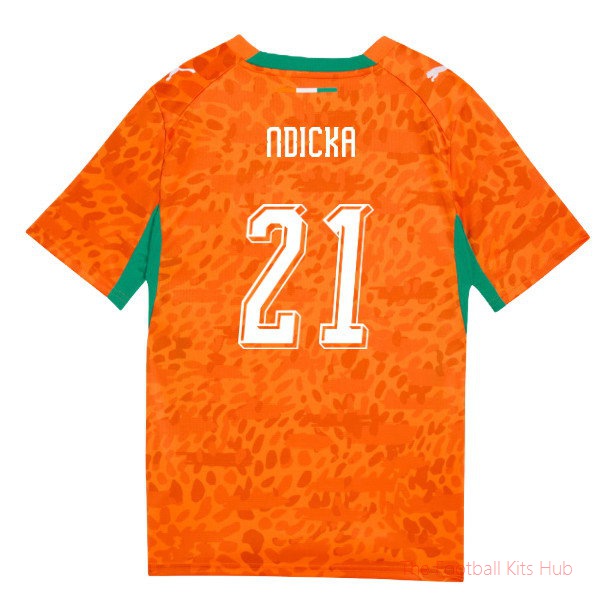 2026/27 Ivory Coast Home Shirt (Kids) (Ndicka 21)