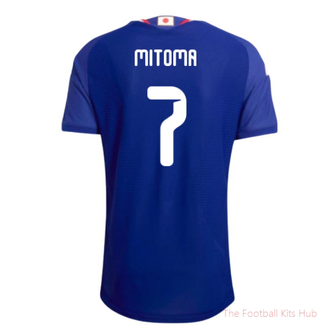 2026/27 Japan Authentic Home Shirt (Mitoma 7)