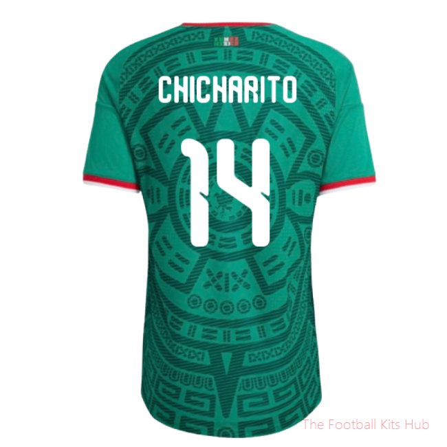 2026/27 Mexico Authentic Home Shirt (Chicharito 14)