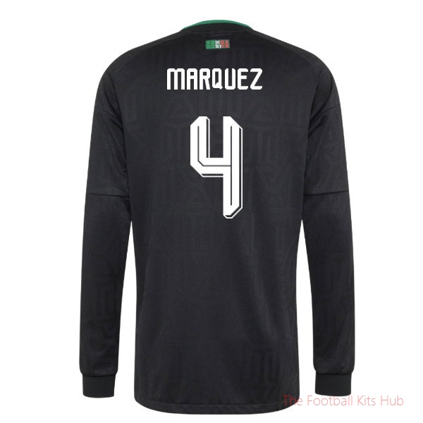 2026/27 Mexico Authentic Long Sleeves Third Shirt (Marquez 4)