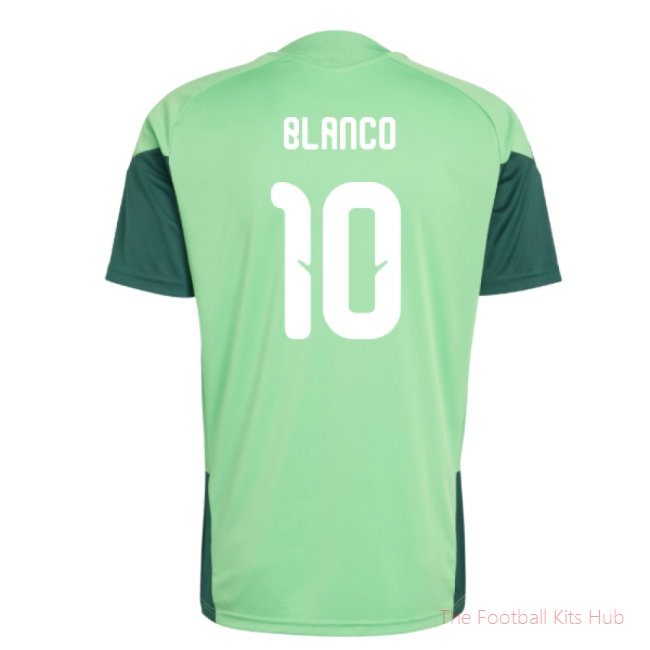 2026/27 Mexico Training Jersey (Semi Flash Green) (Blanco 10)
