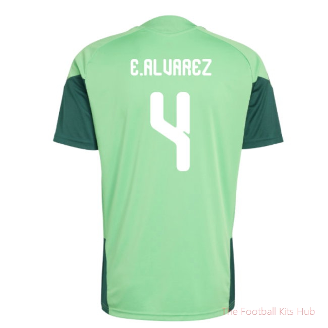 2026/27 Mexico Training Jersey (Semi Flash Green) (E.Alvarez 4)