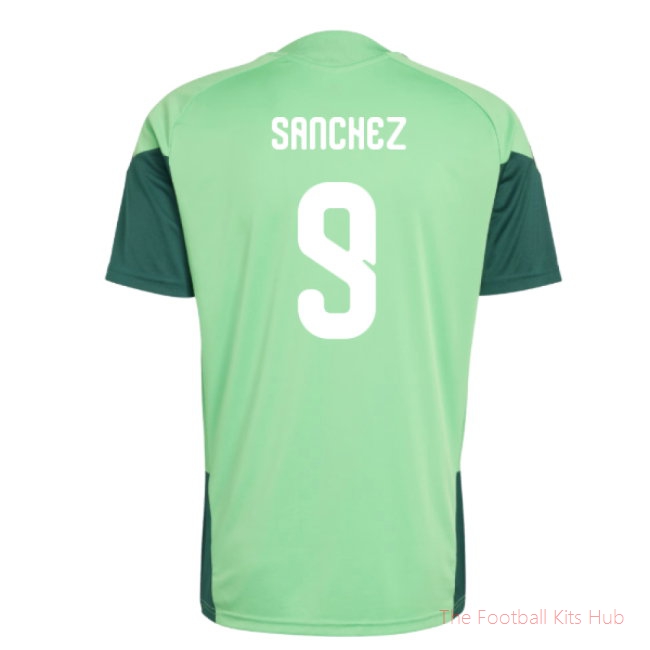 2026/27 Mexico Training Jersey (Semi Flash Green) (Sanchez 9)
