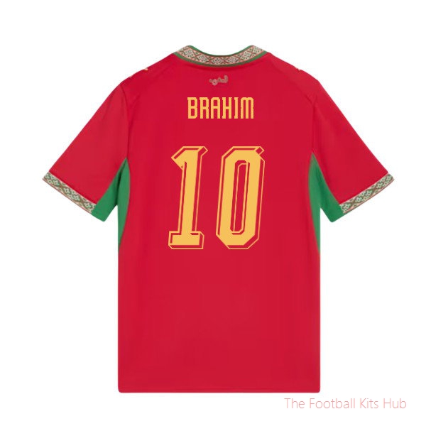 2026/27 Morocco Home Shirt (Kids) (Brahim 10)