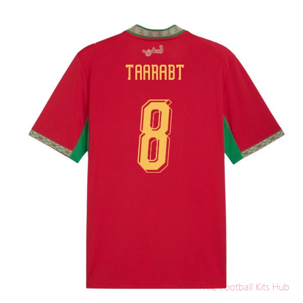 2026/27 Morocco Home Shirt (Taarabt 8)
