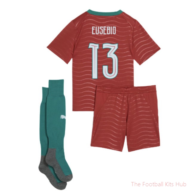 2026/27 Portugal Home Mini Kit (Eusebio 13)