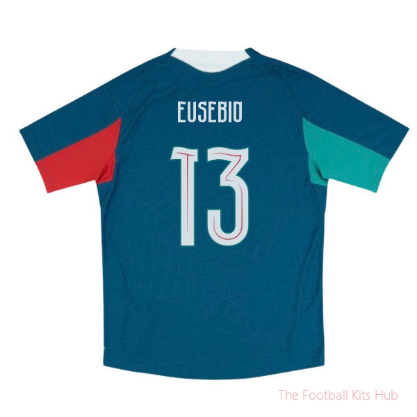 2026/27 Portugal Training Jersey Pro (Ocean Tropic) (Eusebio 13)