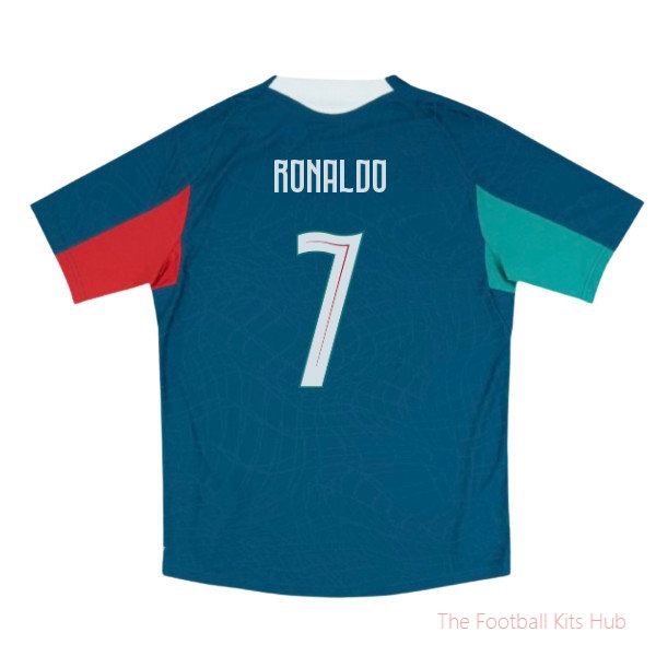 2026/27 Portugal Training Jersey Pro (Ocean Tropic) (Ronaldo 7)