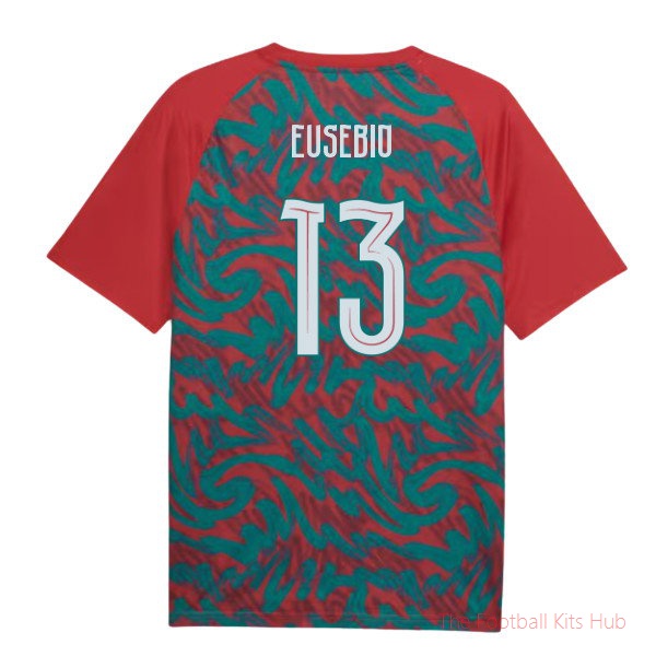 2026/27 Portugal Warm Up Jersey (Red) (Eusebio 13)