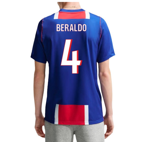 2026/27 PSG Paris Saint Germain Home Shirt Beraldo 4