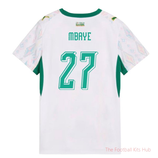 2026/27 Senegal Home Shirt (Womens) (Mbaye 27)
