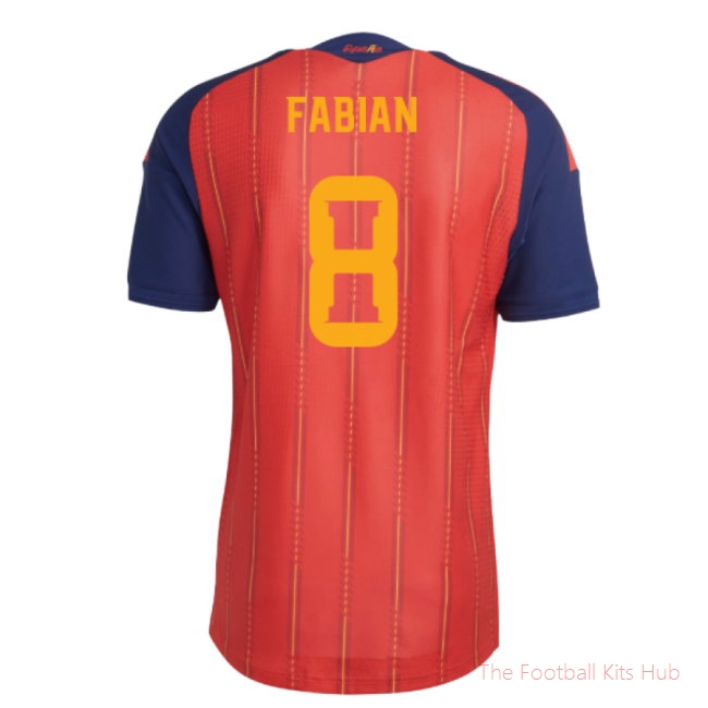 2026/27 Spain Authentic Home Shirt (Fabian 8)