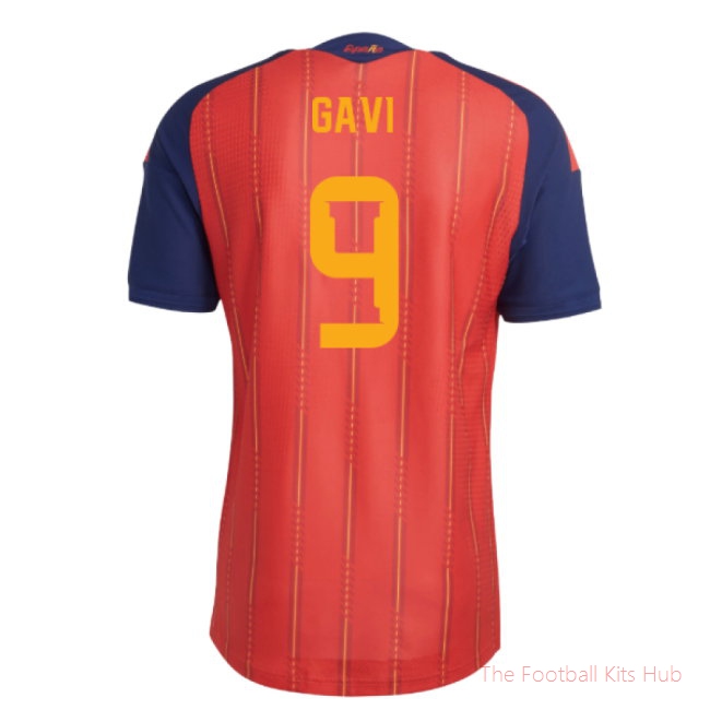 2026/27 Spain Authentic Home Shirt (Gavi 9)