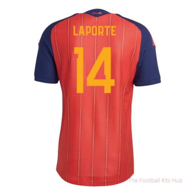 2026/27 Spain Authentic Home Shirt (Laporte 14)