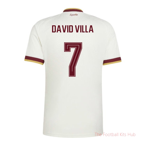 2026/27 Spain Away Shirt (David Villa 7)