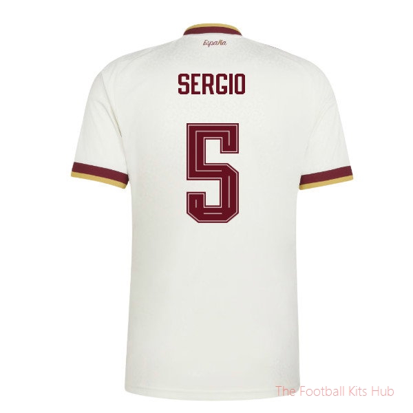 2026/27 Spain Away Shirt (Sergio 5)
