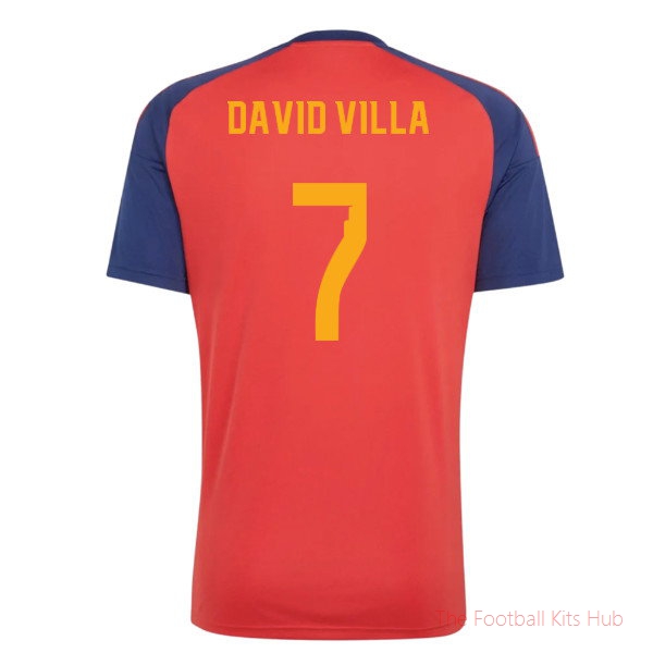 2026/27 Spain Home Jersey (David Villa 7) Jersey