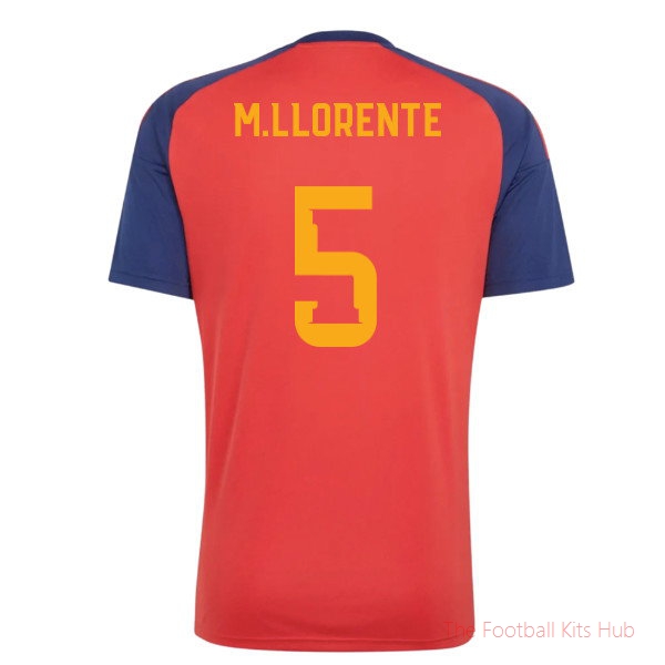 2026/27 Spain Home Jersey (M.Llorente 5) Jersey