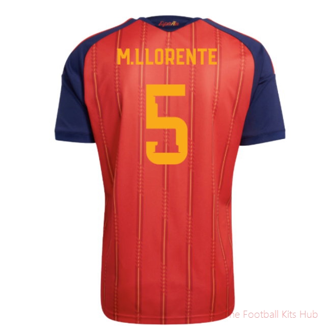 2026/27 Spain Home Shirt (M.Llorente 5)