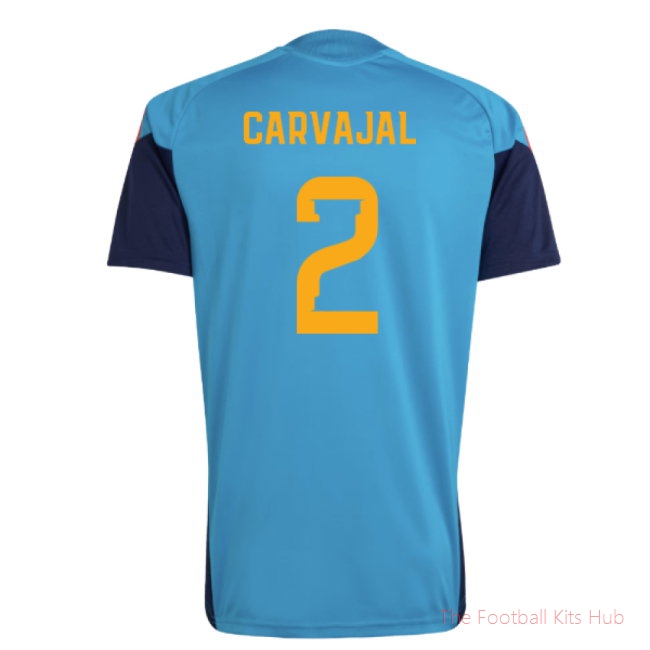 2026/27 Spain Training Jersey (Bold Aqua) (Carvajal 2)