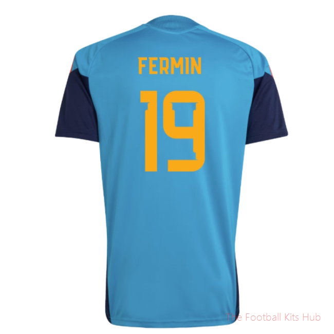 2026/27 Spain Training Jersey (Bold Aqua) (Fermin 19)