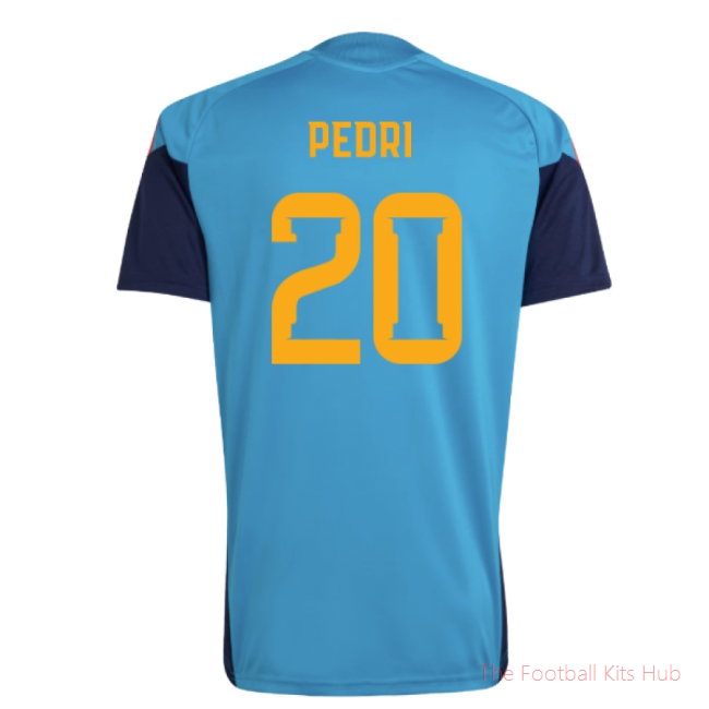 2026/27 Spain Training Jersey (Bold Aqua) (Pedri 20)