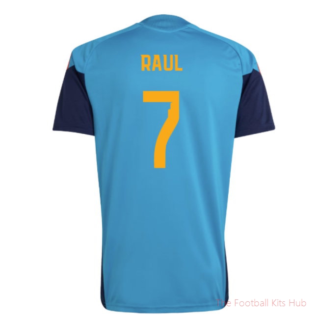 2026/27 Spain Training Jersey (Bold Aqua) (Raul 7)