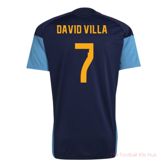 2026/27 Spain Training Jersey (Night Indigo) (David Villa 7)