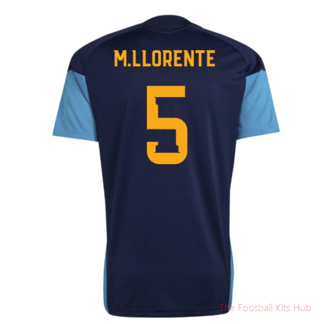 2026/27 Spain Training Jersey (Night Indigo) (M.Llorente 5)
