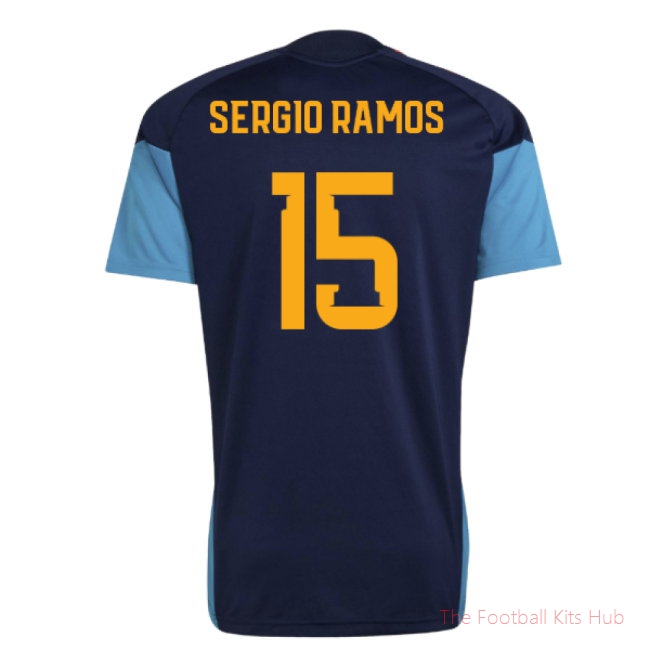 2026/27 Spain Training Jersey (Night Indigo) (Sergio Ramos 15)