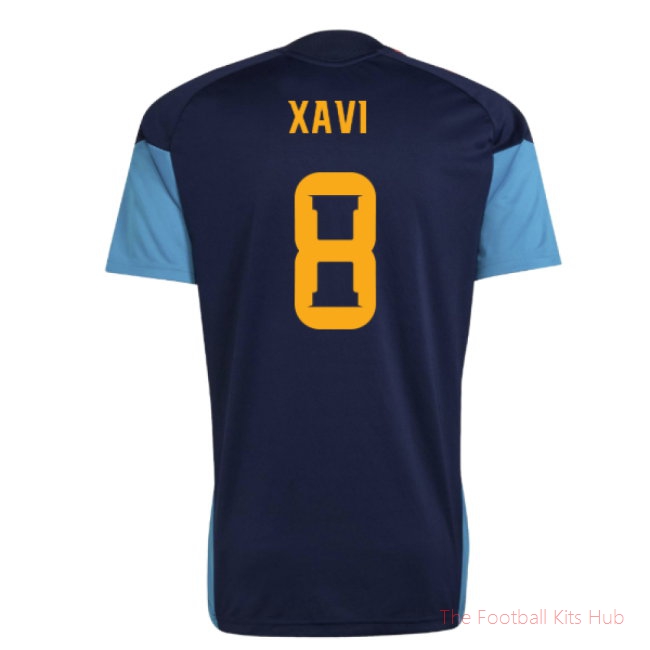 2026/27 Spain Training Jersey (Night Indigo) (Xavi 8)
