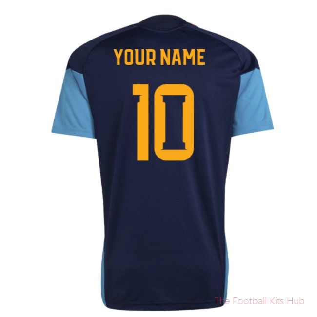 2026/27 Spain Training Jersey (Night Indigo) (Your Name)