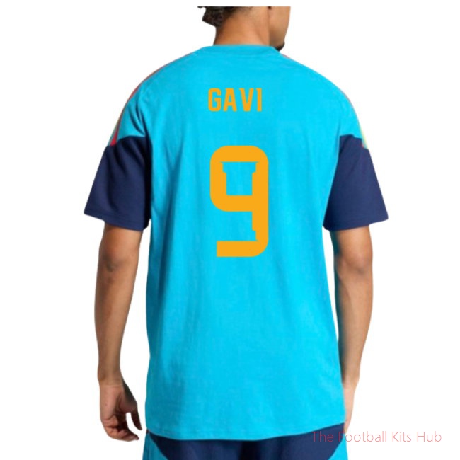 2026/27 Spain Training Tee (Bold Aqua) (Gavi 9)