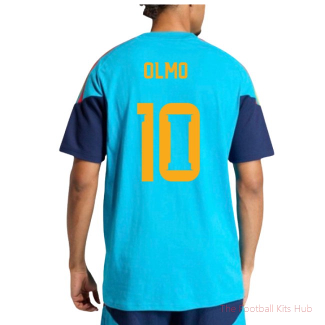 2026/27 Spain Training Tee (Bold Aqua) (Olmo 10)