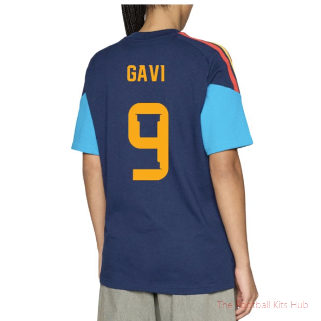 2026/27 Spain Training Tee (Night Indigo) (Gavi 9)