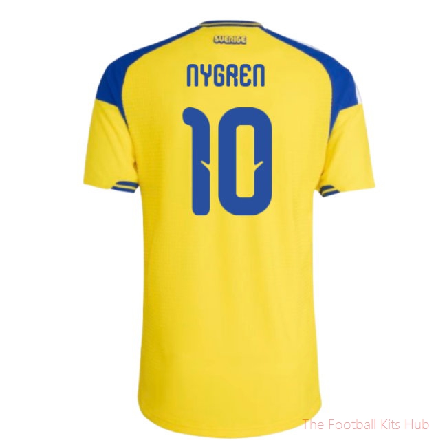 2026/27 Sweden Home Shirt (Nygren 10)