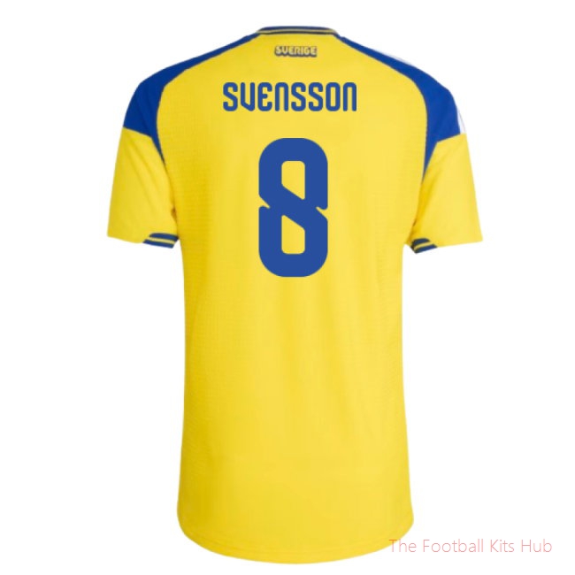 2026/27 Sweden Authentic Home Shirt (Svensson 8)