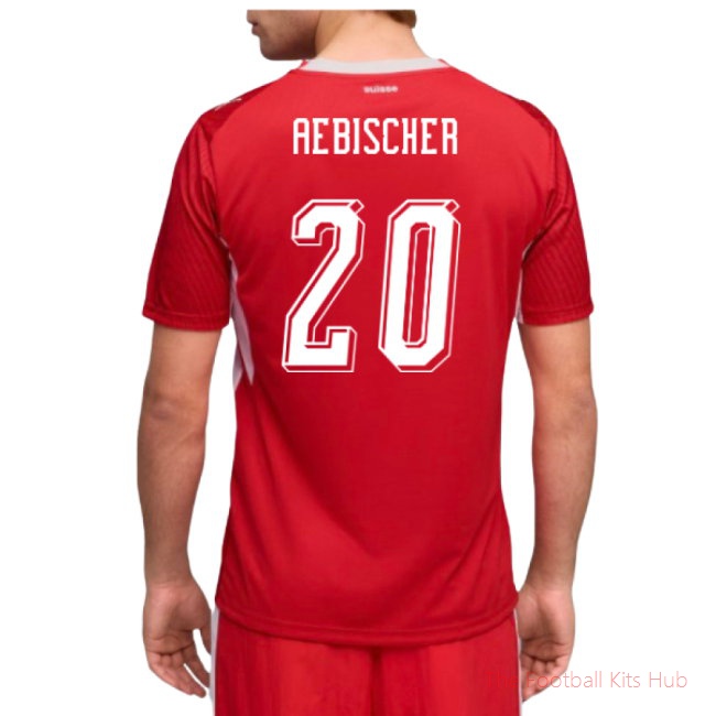 2026/27 Switzerland Home Shirt (Aebischer 20)