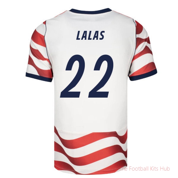 2026/27 USA USMNT Home Authentic Jersey (Lalas 22) Jersey