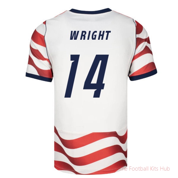 2026/27 USA USMNT Home Authentic Jersey (Wright 14) Jersey