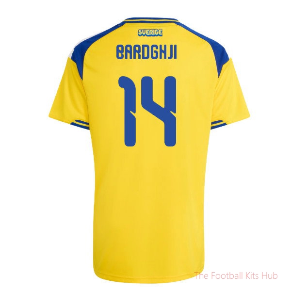 2026/27 Sweden Home Shirt (Kids) (Bardghji 14)