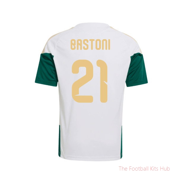 2026/27 Italy Training Jersey (White) - Kids (Bastoni 21)