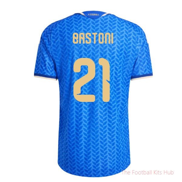 2026/27 Italy Authentic Home Shirt (Bastoni 21)